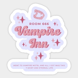 Vampire Inn Sticker